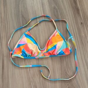 Colorful Geometric Bikini Top